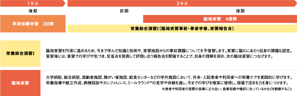 臨床実習のプロセス