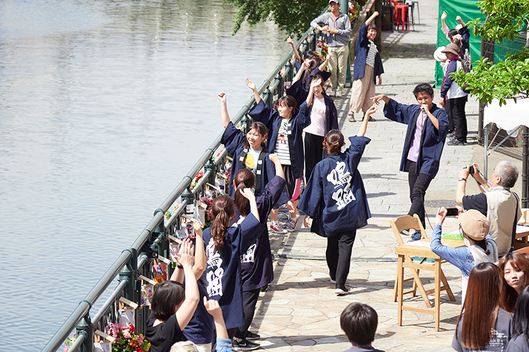 堀川フラワーフェスティバル2018「愛知淑徳DAY」