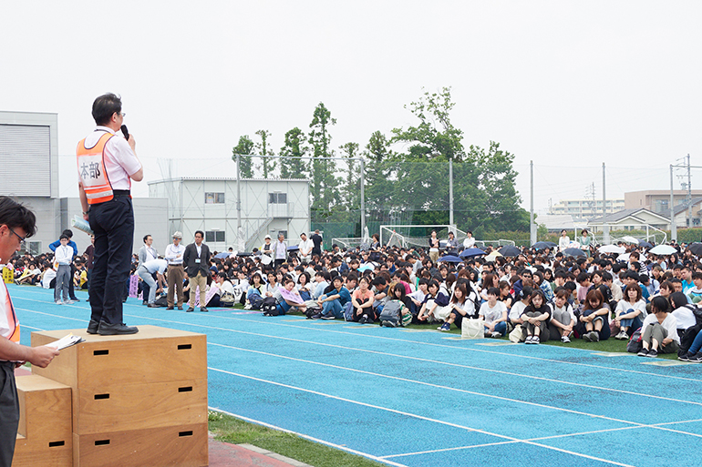 愛知淑徳大学 全学一斉防災訓練