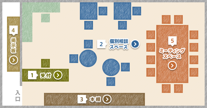 WSD長久手キャンパス室内平面図