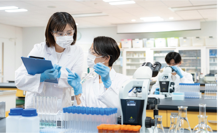 コスメ専用実験室も備えた研究棟を新設