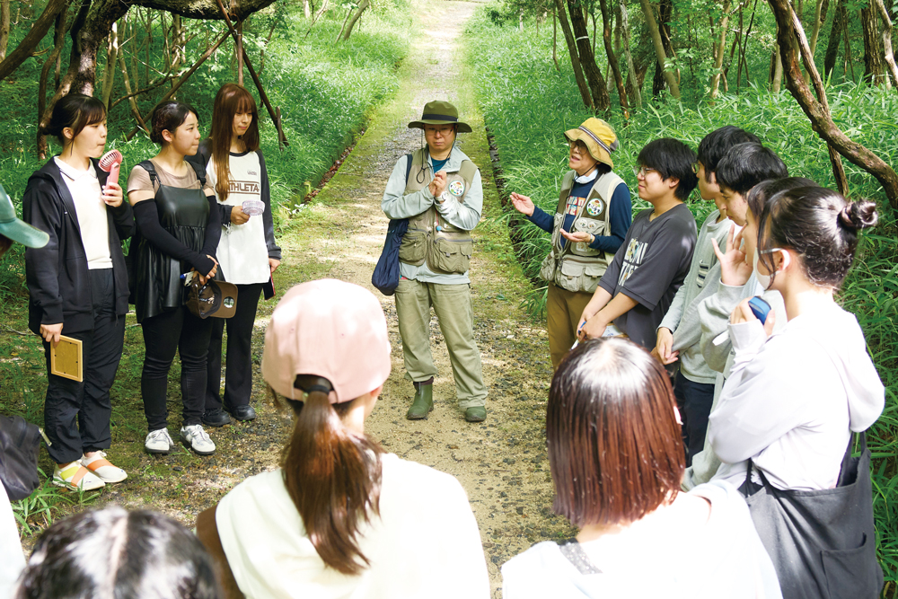 自然を見て、ふれて、感じる体験