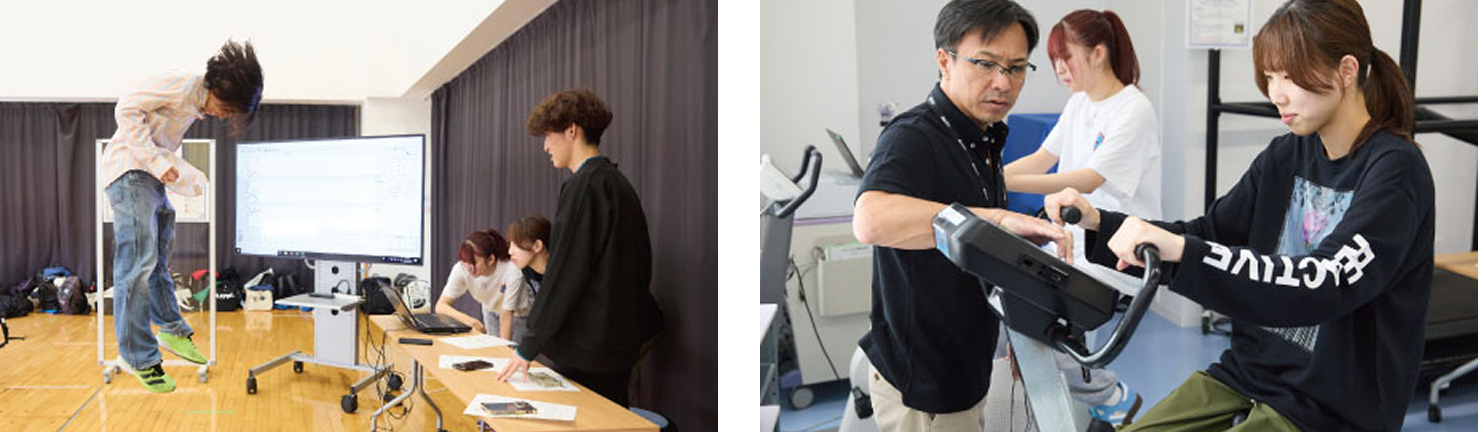 測定機器の操作方法を体験