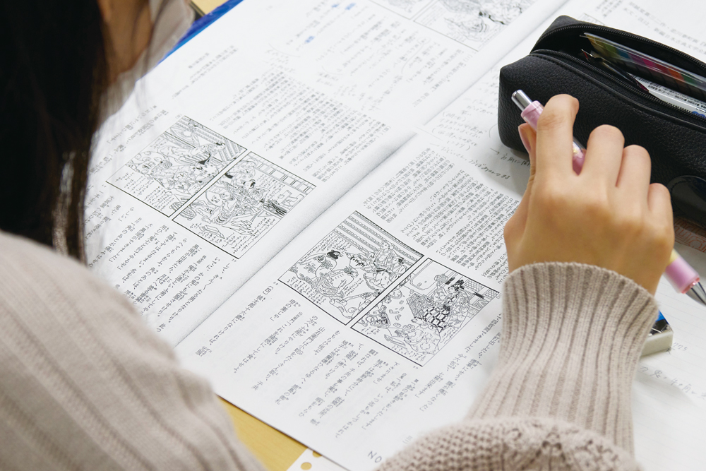 日本の文学や国語学、中国文学を広く深く学び、創造的思考力を磨きます。