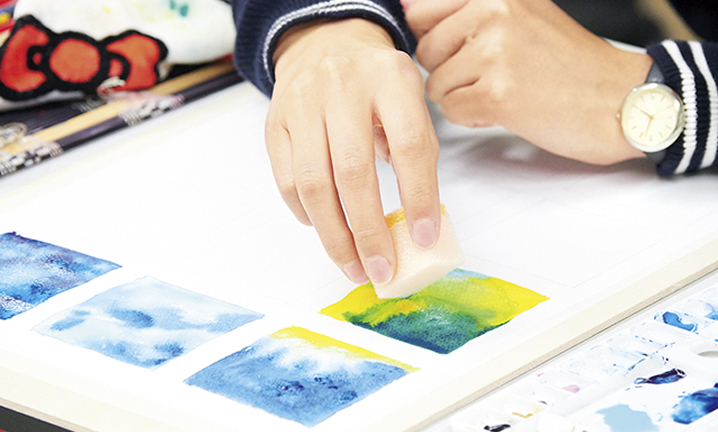 色彩豊かな絵画表現を修得