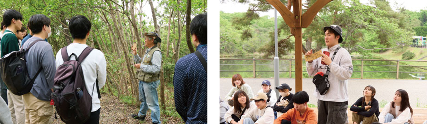 自然を見て、ふれて、感じる体験