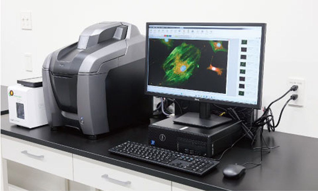 倒立型蛍光位相差顕微鏡