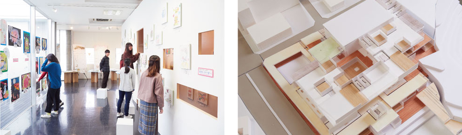 学科・専攻合同で展覧会を開催