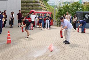 長久手キャンパス国際交流会館　防災訓練