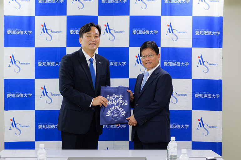 韓国の国民大学校の副学長が表敬訪問
