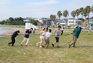 文学部 教育学科 加藤ゼミ 地引き網漁体験