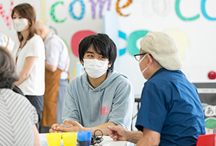 CCC shukutoku cafe「野菜ビンゴ」