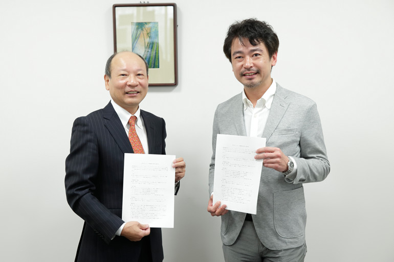 日本財団学生ボランティアセンターと愛知淑徳大学コミュニティ・コラボレーションセンターとの学生ボランティア活動推進に関する協定調印式