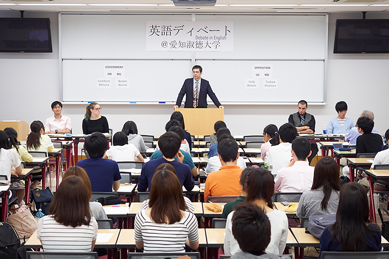 日米交歓ディベート2015年全米代表日本ツアー英語ディベート@愛知淑徳大学