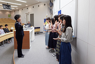 愛知淑徳大学ボランティアサークルあじゅあす シグマソサエティ認証式