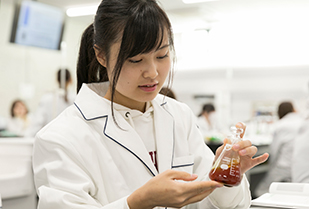 授業風景 健康栄養学科 食品学実験Ⅰ