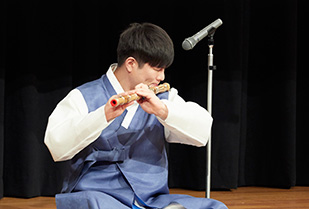 交流文化学部主催 演奏会「韓国伝統芸術の時間―踊りと旋律の風流―」