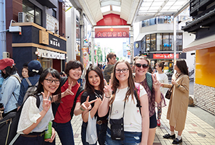 フェリス州立大学 留学生 ウェルカムパーティー・名古屋市内観光ツアー