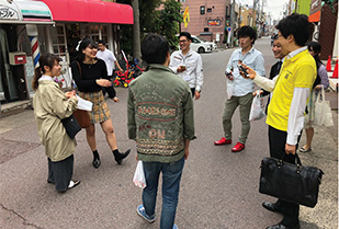 交流文化学科　林ゼミ 産官学連携　名古屋の観光マップ作成プロジェクト完成披露式