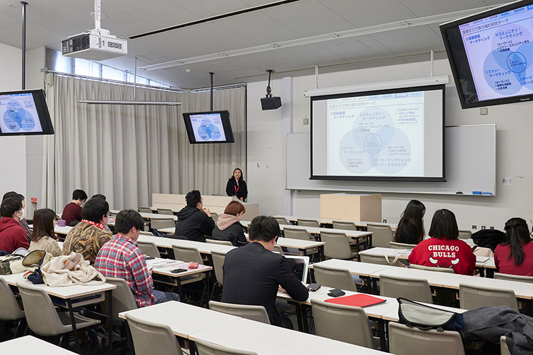 名古屋ダイヤモンドドルフィンズ×富樫ゼミ 産学連携プロジェクト発表会