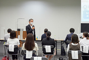 中日SDGsフェア「SDGs学生アンバサダーによる企業・団体の取り組み発表会」