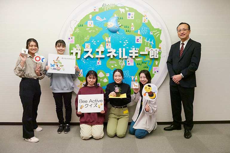 CCC学生団体「エネAS(エネエース)」東邦ガス ガスエネルギー館 ぽっぽちゃん&ぴっぴちゃんのエコ教室