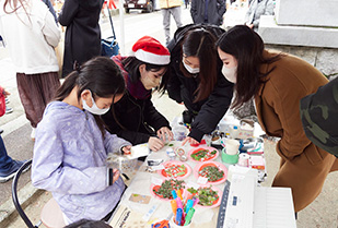 ビジネス学部 大塚ゼミ 笠寺観音「かんのんひろば」ブース出展