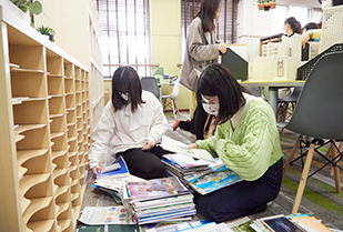 創造表現学部 建築・インテリアデザイン専攻 松本ゼミ 名古屋市立西陵高等学校 進学相談室リノベーション