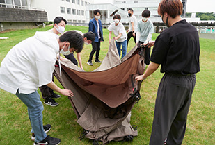 創造表現学部 メディアプロデュース専攻 藤田ゼミ「演習Ⅰa」アウトドアミーティング