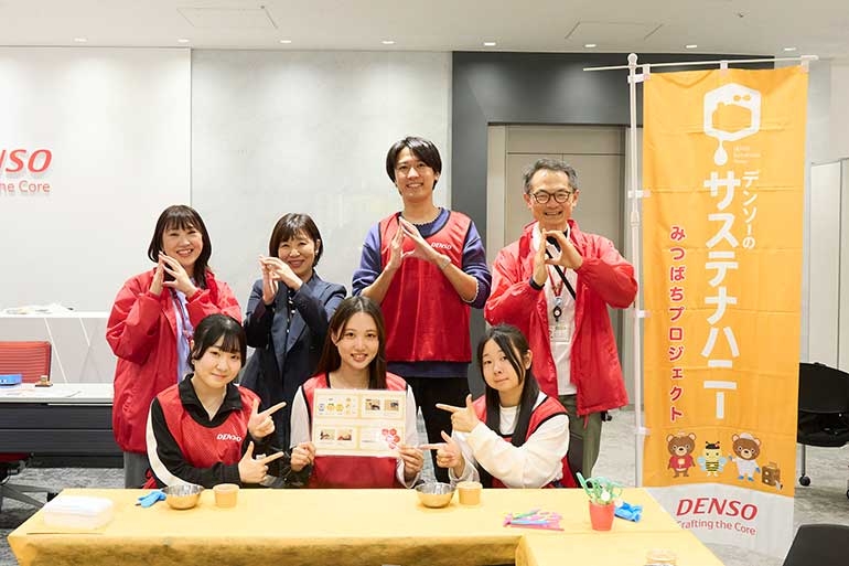 CCC×株式会社デンソー「サステナハニーマルシェ」ブース出展