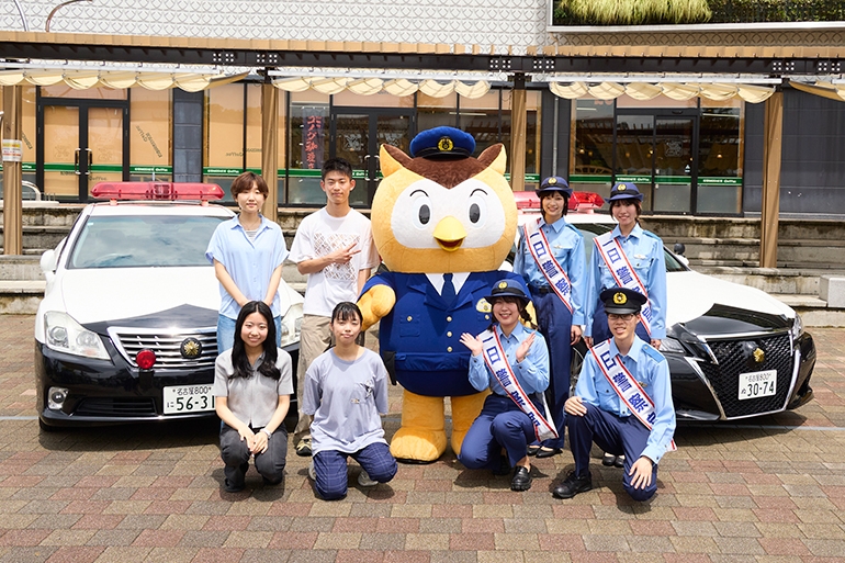 CCC学生団体tASUkeai「1日警察官委嘱式」及び「防犯ワークショップ」