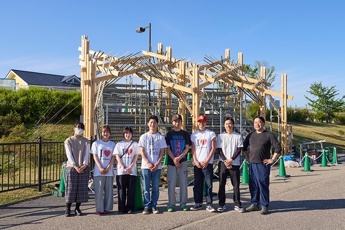 建築学部 清水ゼミ 愛知万博20周年記念事業 愛・地球博20祭「彩の回廊」