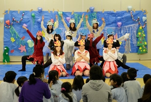 福祉貢献学部 福祉貢献学科 子ども福祉専攻 クリスマス発表会