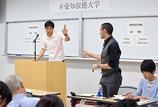 日米交歓ディベート2015年全米代表日本ツアー英語ディベート＠愛知淑徳大学