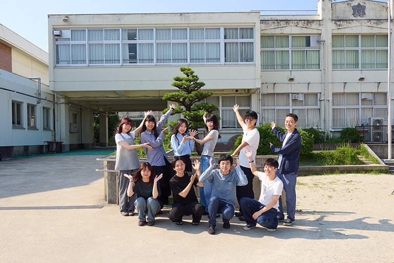 建築学部 諸江ゼミ 長久手小学校の外壁カラー提案