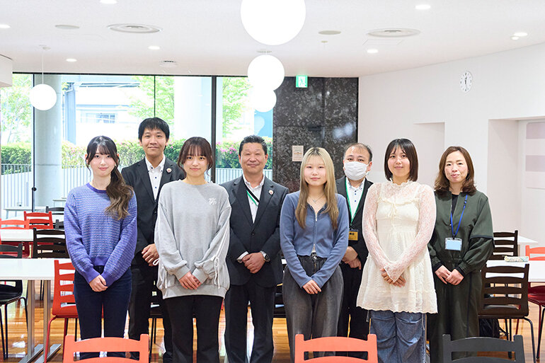 食健康科学部 健康栄養学科 ⾼清ゼミ×アオキスーパー キックオフミーティング