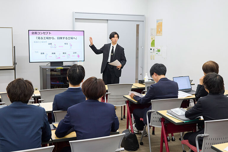 ビジネス学部 大塚ゼミ×鈴豊精鋼株式会社 産学連携中間報告