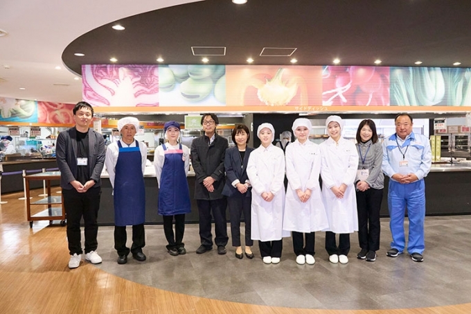 健康栄養学科 榎ゼミ 愛知時計電機株式会社 ヘルシーメニュー提供