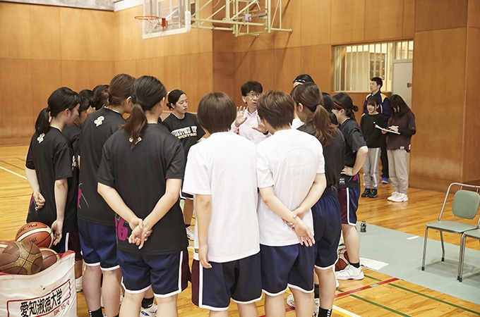 バスケットボール部 淑南戦　女子の部