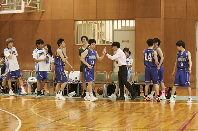 バスケットボール部 淑南戦　男子の部
