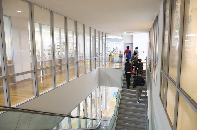 春のキャンパス