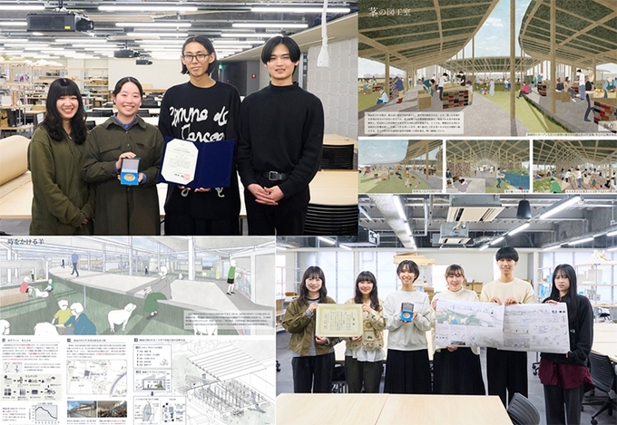 2024年日本建築学会設計競技 タジマ奨励賞受賞と東海支部入選を果たしました。