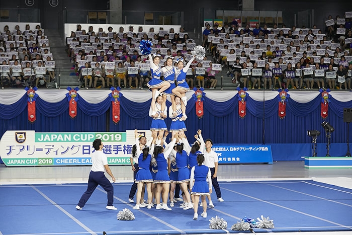 チアリーディング部がJAPAN CUP 2019 日本選手権大会で優秀な成績をおさめました