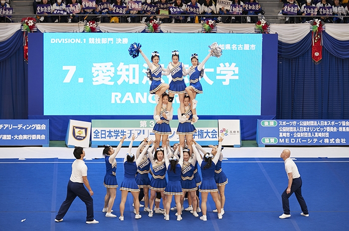 チアリーディング部 全日本学生選手権大会にて決勝進出