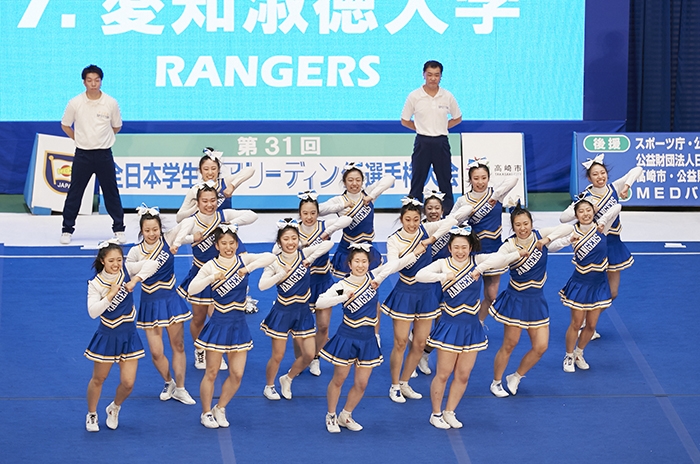 チアリーディング部 全日本学生選手権大会にて決勝進出