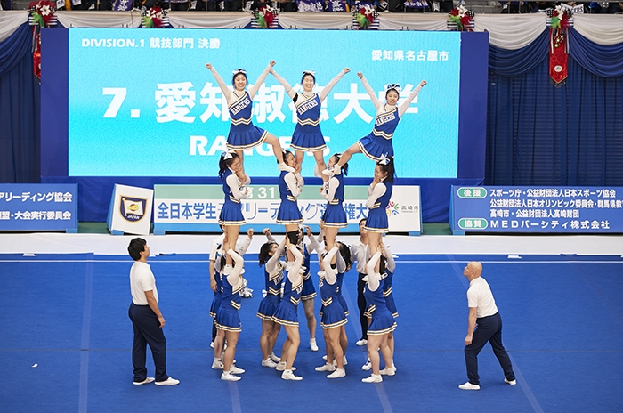 チアリーディング部 全日本学生選手権大会にて決勝進出